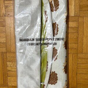 NEW Pair of Hedgehog Print Pillow Covers 16" x 16"